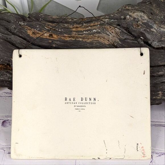 Rae Dunn BARE YOUR SOLES Ceramic Wall Hanging Sign - Picture 2 of 4